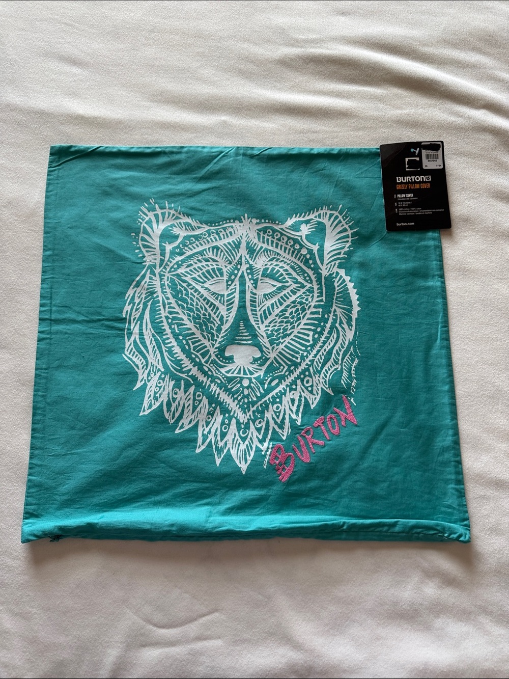 Burton Grizzly Pillow Cover